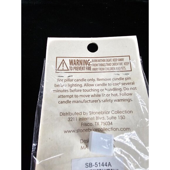 Stonebriar‎ Collection Starfish Candle Pin for Pillar Candles Only - Picture 2 of 7